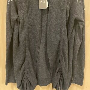 A|Х ARMANI EXCHANGE WOMEN’s GREY  CARDIGAN